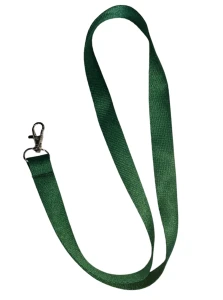 GRÜNE POLYESTERLEINE, 2 cm, FISCHKARABINER