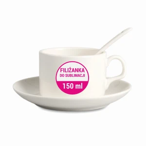 SUBLIMATIONSBECHER, WEISS, 6 Stk. in KPL 150ml